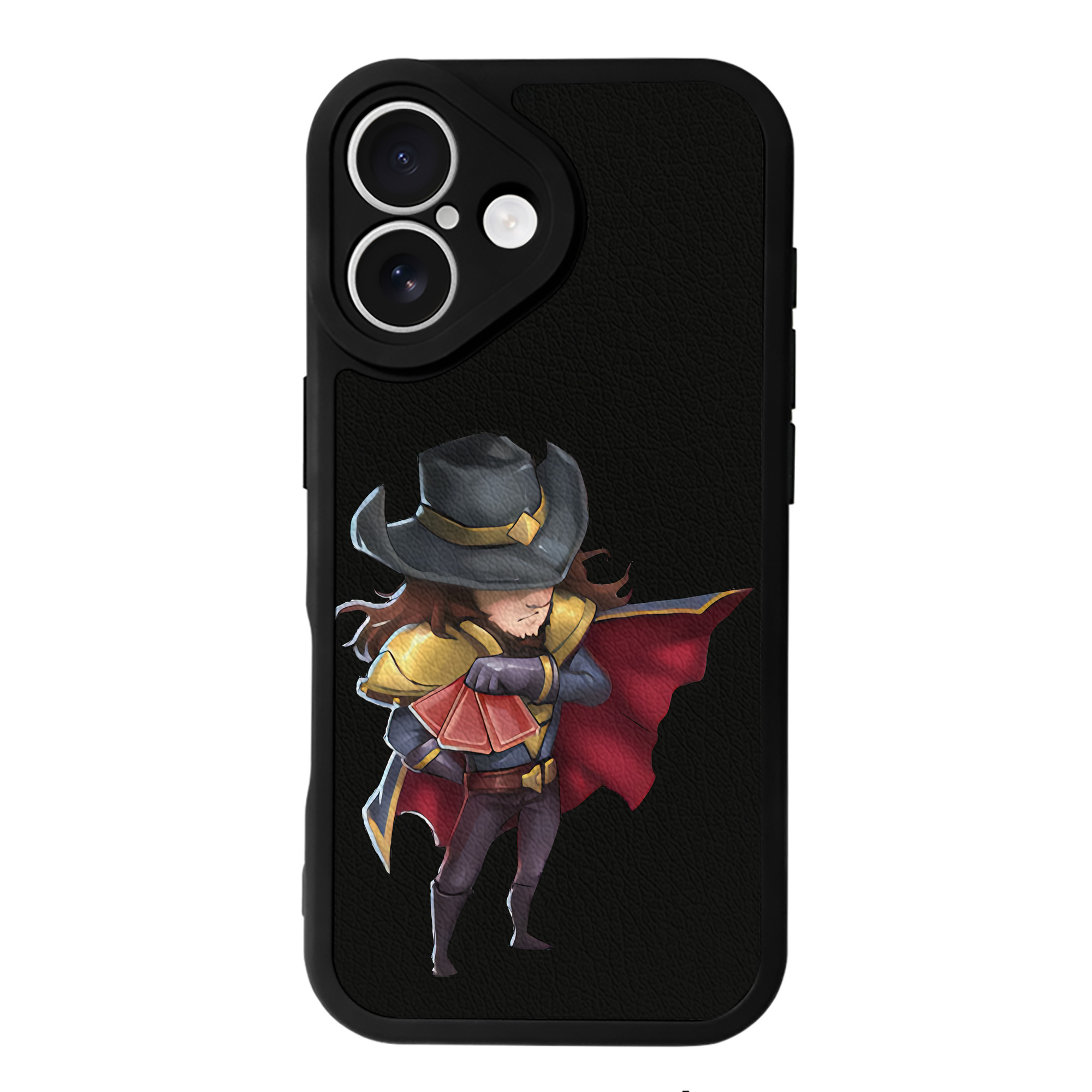 （画像用） リーグ・オブ・レジェンド League of Legends LOL 【iPhone 16シリーズ対応】シリコンスマホケース（レザー調） 材質：シリコン